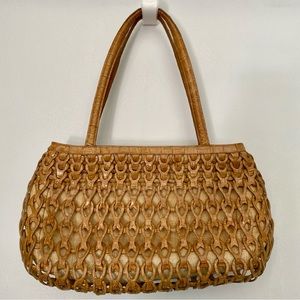 Vintage Nancy Gonzalez crocodile skin shoulder bag